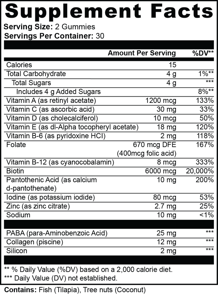 Hair, Skin & Nails Gummies