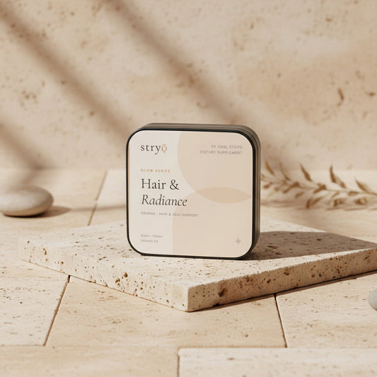 Stryō Glow · Hair & Radiance Strips